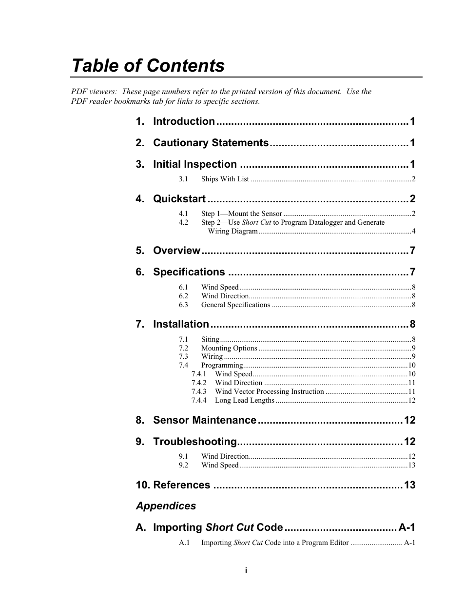 Campbell Scientific 034B-L Met One Windset User Manual | Page 7 / 34