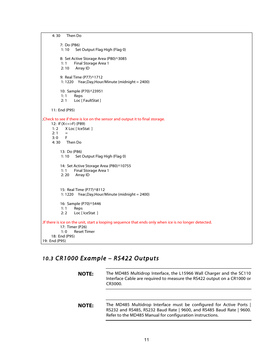 Campbell Scientific 0871LH1 Freezing Rain Sensor User Manual | Page 14 / 31