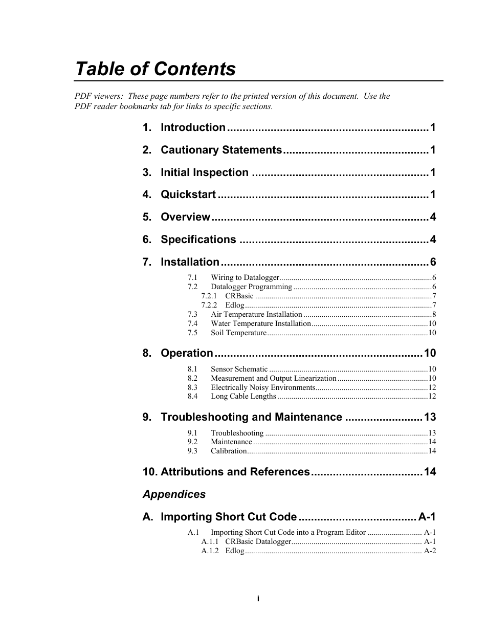 Campbell Scientific 108-L Temperature Probe User Manual | Page 5 / 30