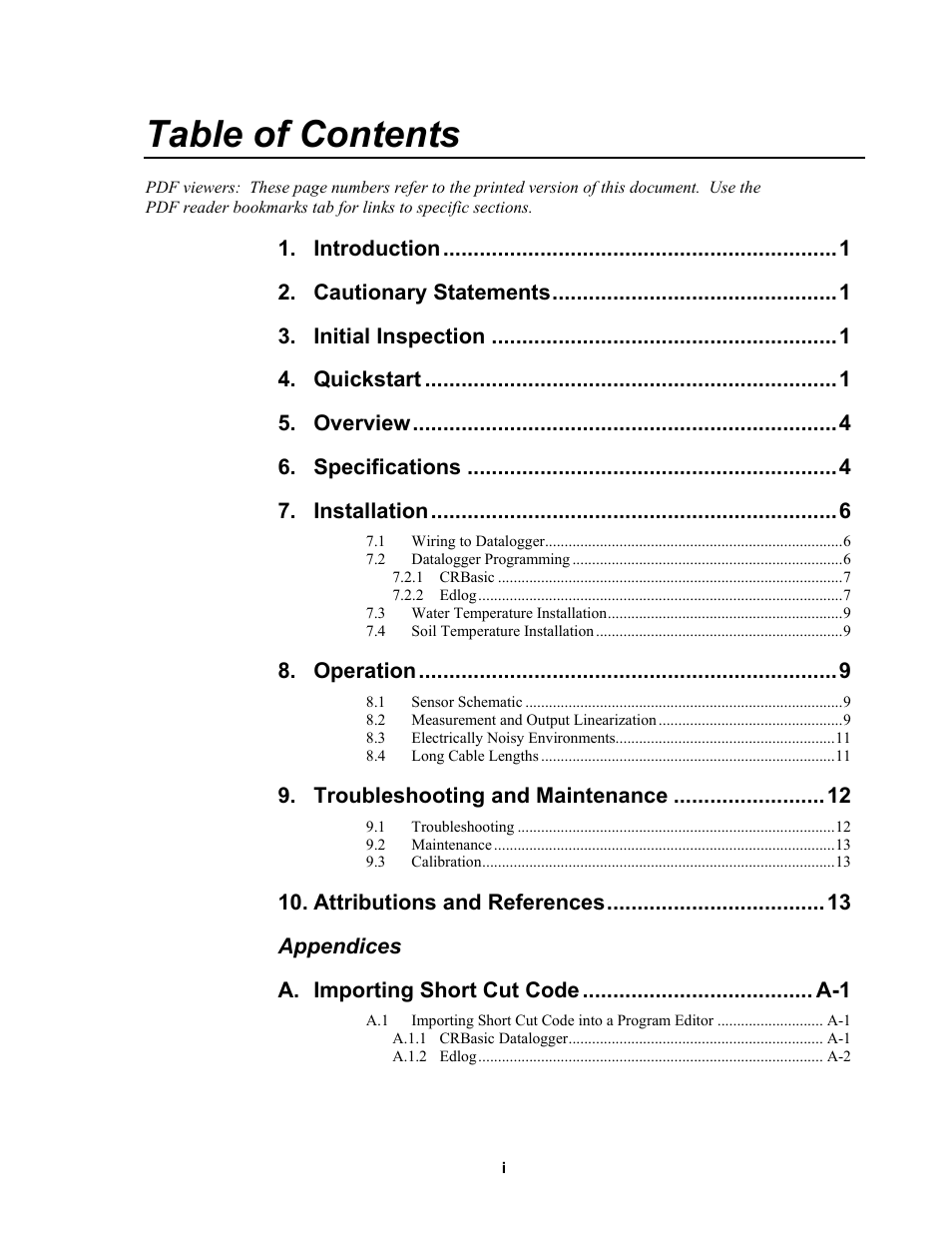 Campbell Scientific 109SS Temperature Probe User Manual | Page 5 / 32