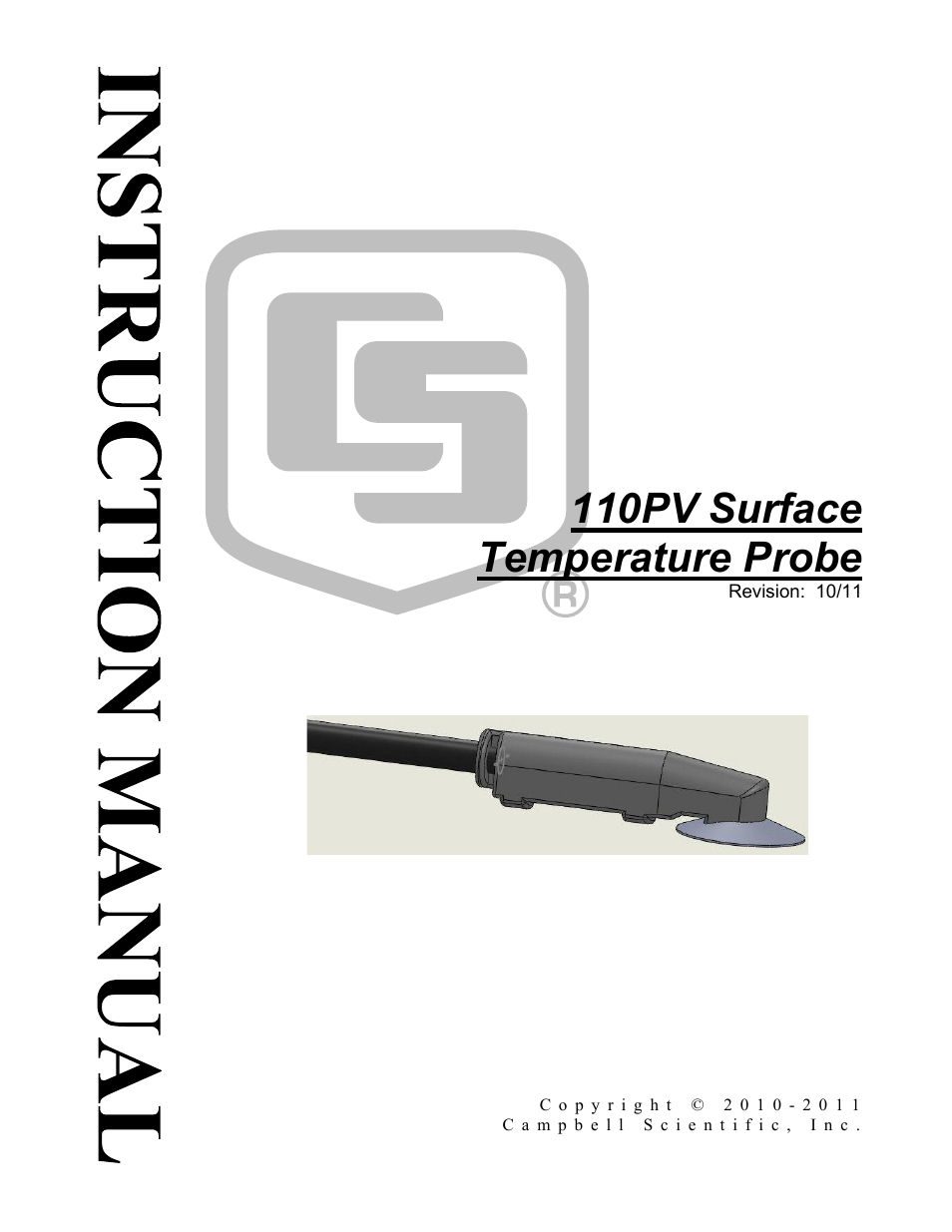 Campbell Scientific 110PV Surface Temperature Probe User Manual | 32 pages