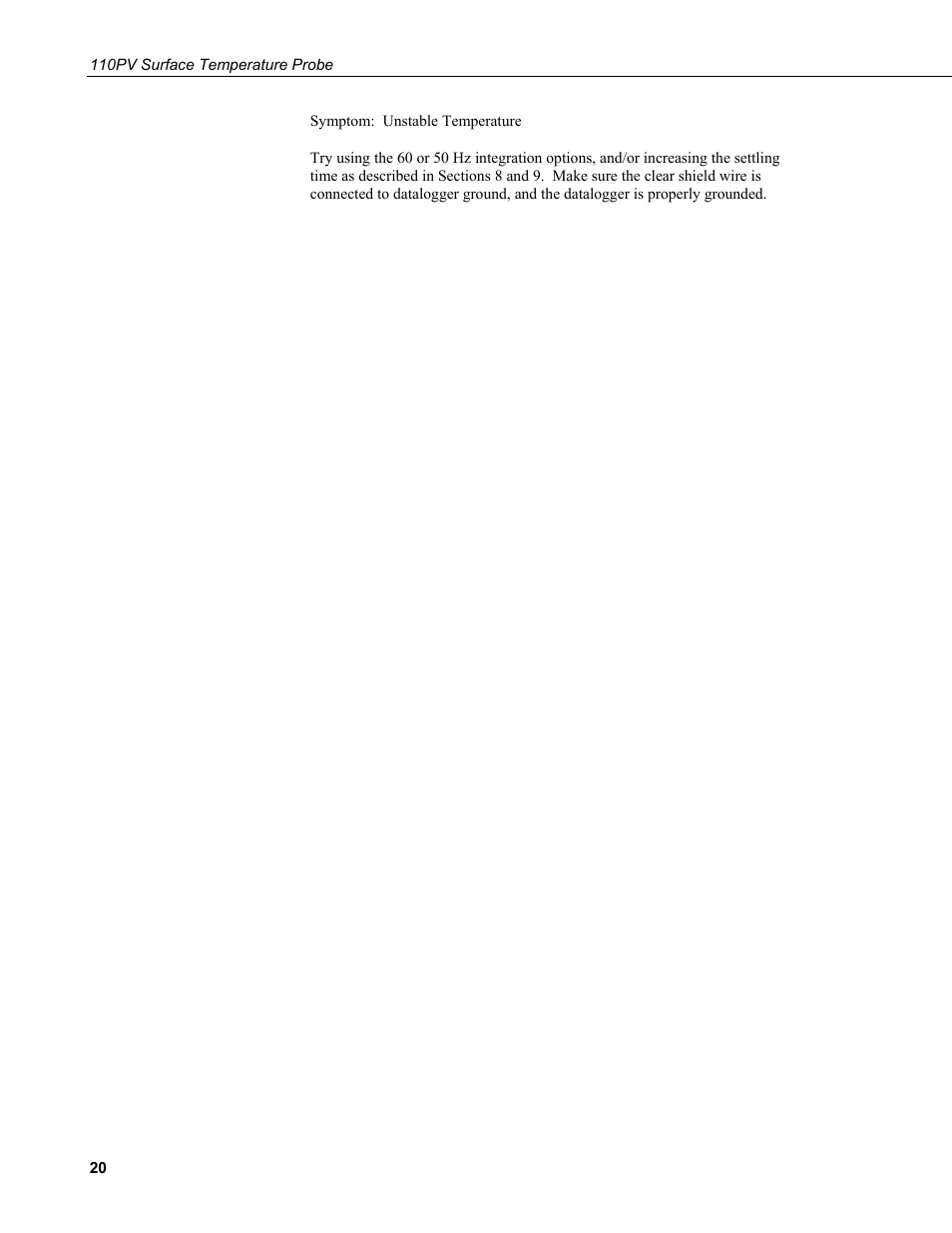 Campbell Scientific 110PV Surface Temperature Probe User Manual | Page 26 / 32