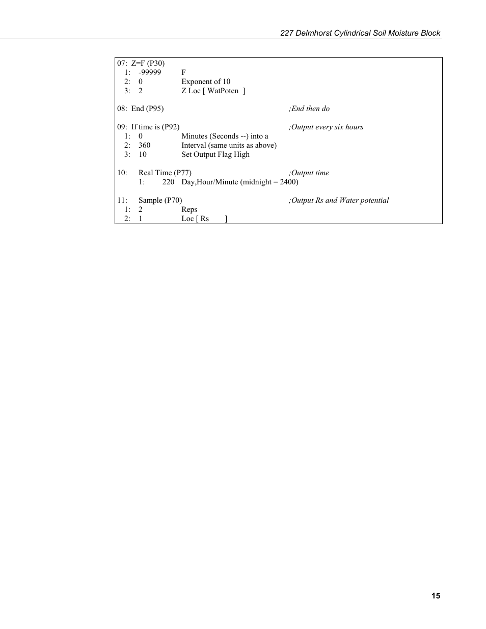 Campbell Scientific 227-L Delmhorst Cylindrical Soil Moisture Block User Manual | Page 21 / 24