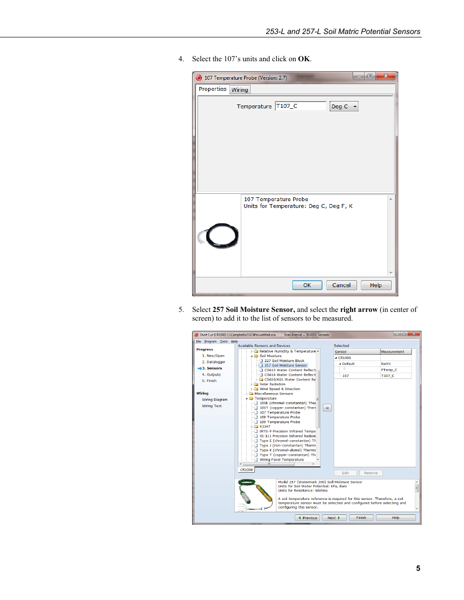 Campbell Scientific 253-L and 257-L (Watermark 200) Soil Matric Potential Sensors User Manual | Page 11 / 36