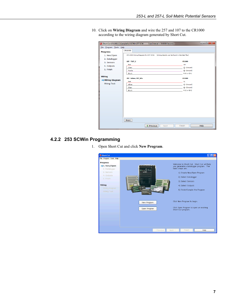 2 253 scwin programming, 253 scwin programming | Campbell Scientific 253-L and 257-L (Watermark 200) Soil Matric Potential Sensors User Manual | Page 13 / 36