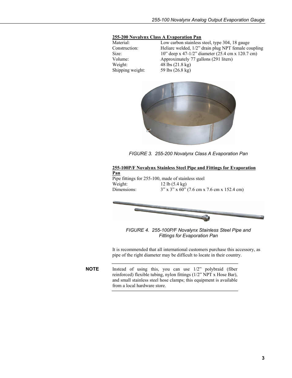 Campbell Scientific 255-100 Novalynx Analog Output Evaporation Gauge User Manual | Page 7 / 16
