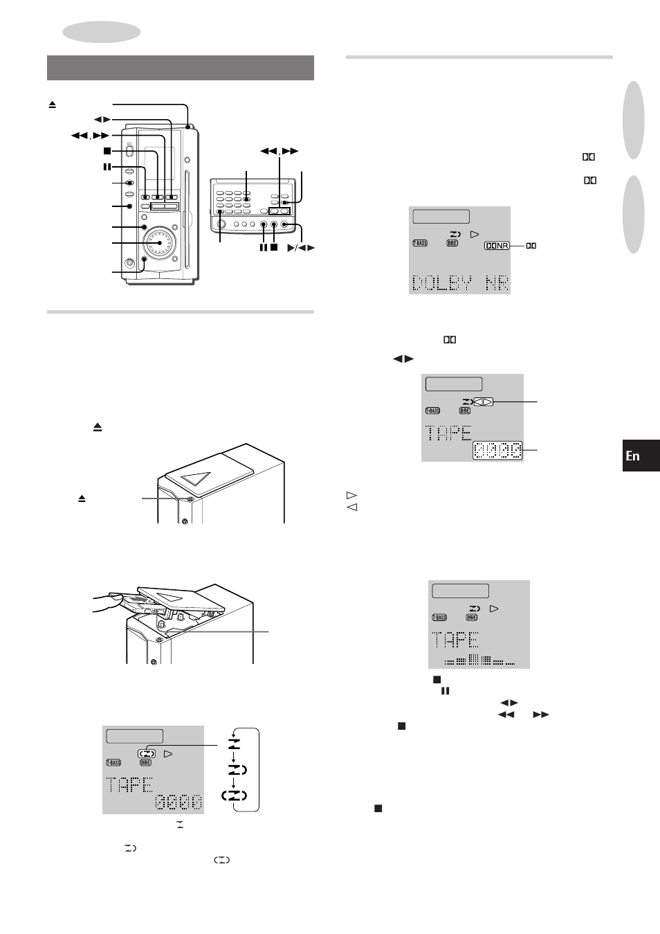 Basic operations, Loading a tape, Playing back a tape | Aiwa XR-MS3 User Manual | Page 11 / 68