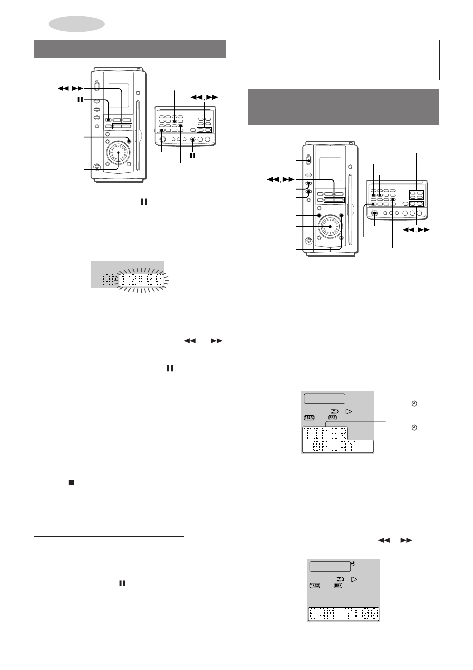 Setting the timer playback and timer recording, Setting the clock | Aiwa XR-MS3 User Manual | Page 18 / 68