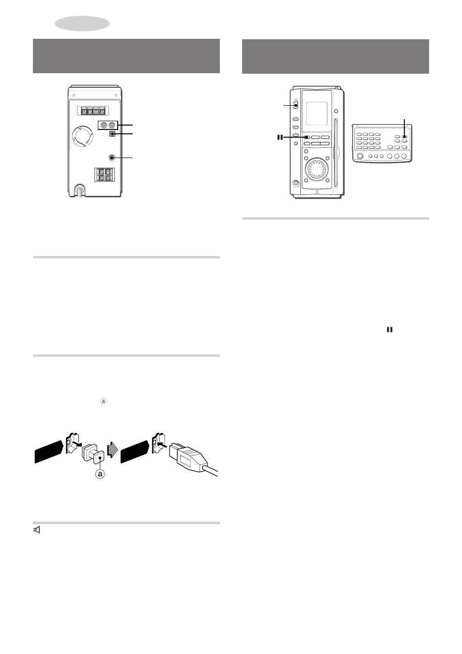 Listening to external sources, Connecting optional equipment, Video/aux jacks | Digital out (optical) jack, 3super woofer jack | Aiwa XR-MS3 User Manual | Page 20 / 68