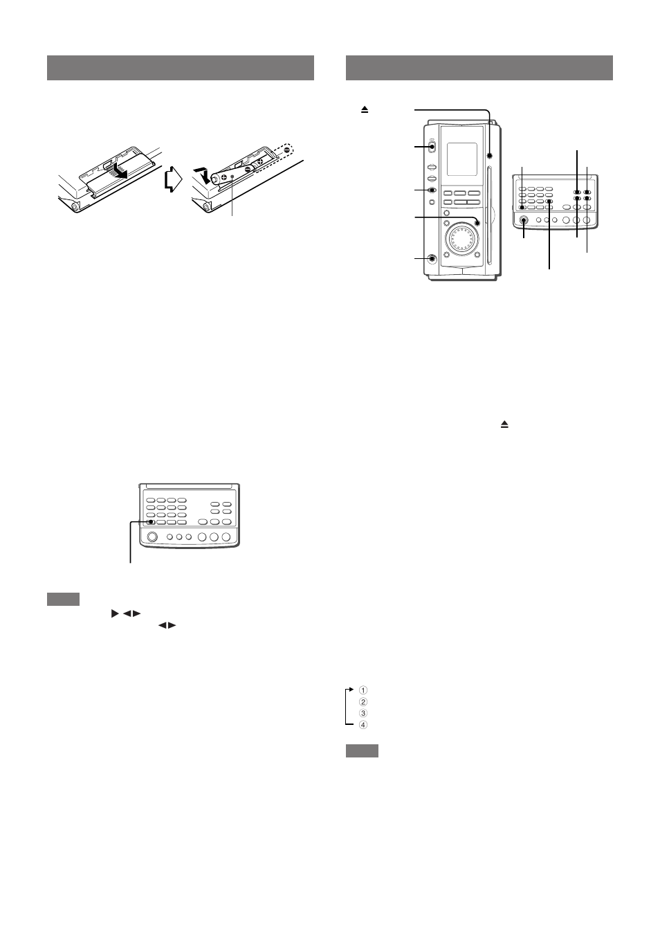 Mando a distancia, Antes de la operación | Aiwa XR-MS3 User Manual | Page 28 / 68