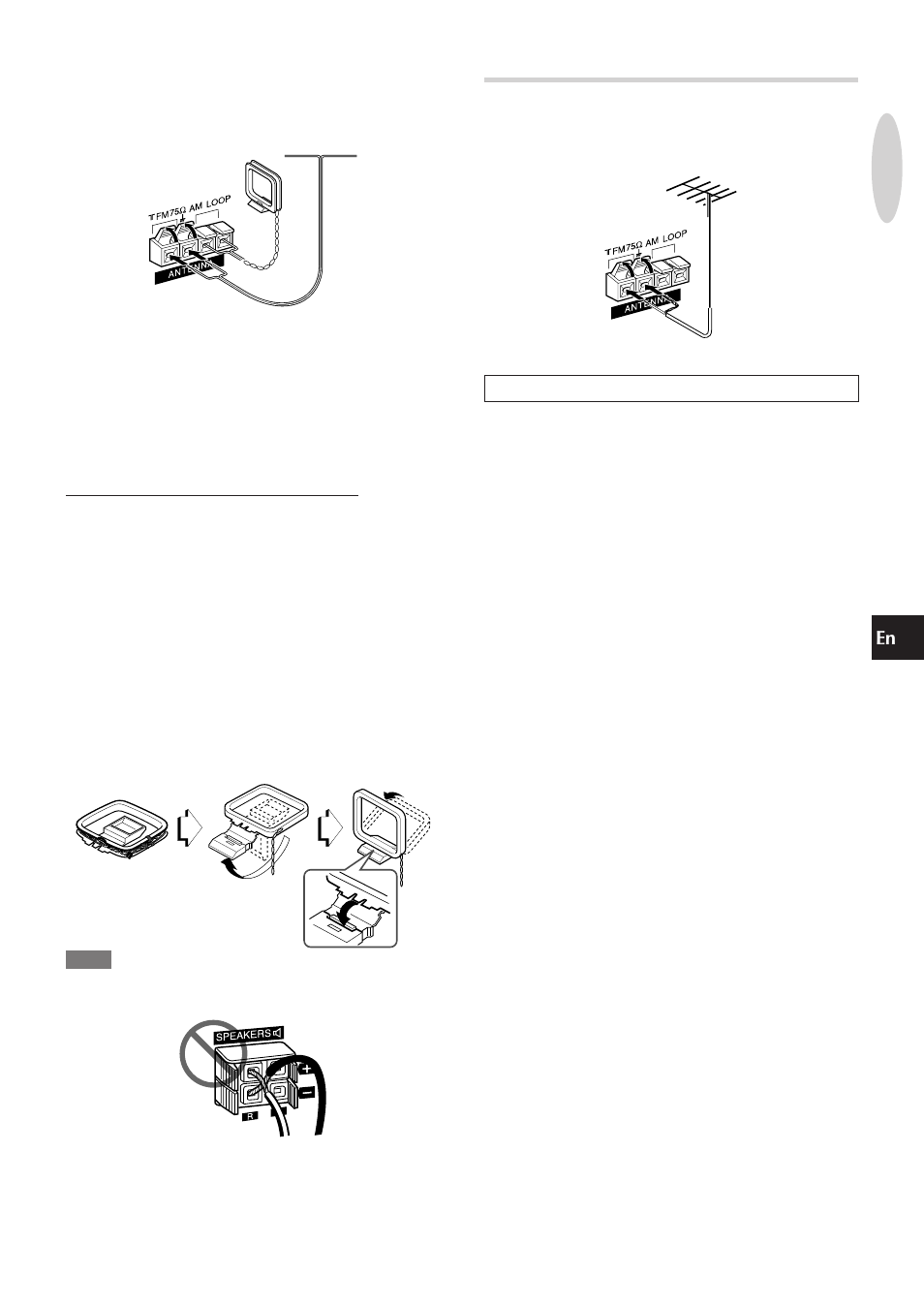 Connecting an outdoor antenna | Aiwa XR-MS3 User Manual | Page 5 / 68