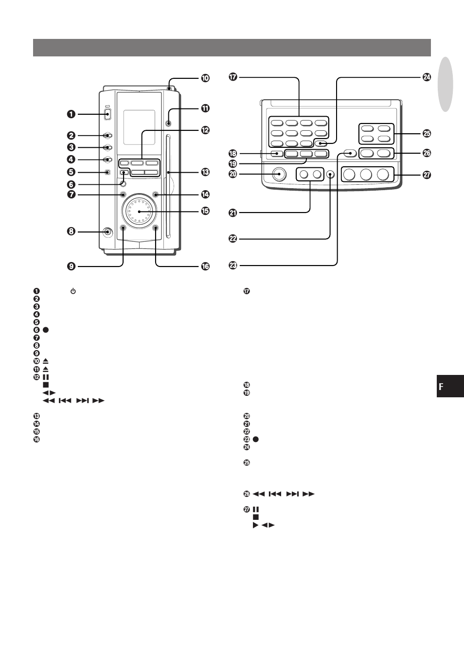Index | Aiwa XR-MS3 User Manual | Page 67 / 68