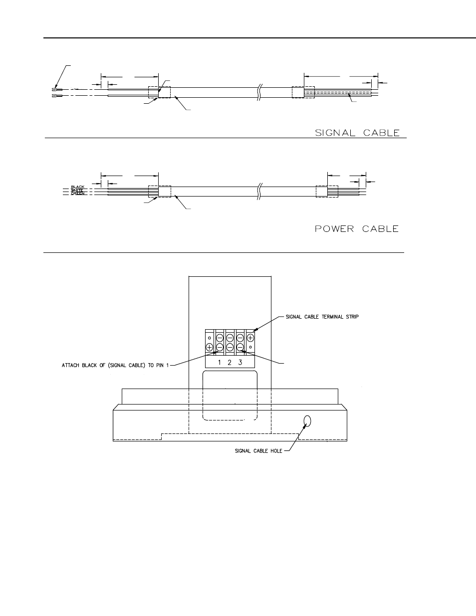 Figure 3-3. connecting signal cable leads | Campbell Scientific 380, 385, 380M, 385M Met One Rain Gages User Manual | Page 10 / 22