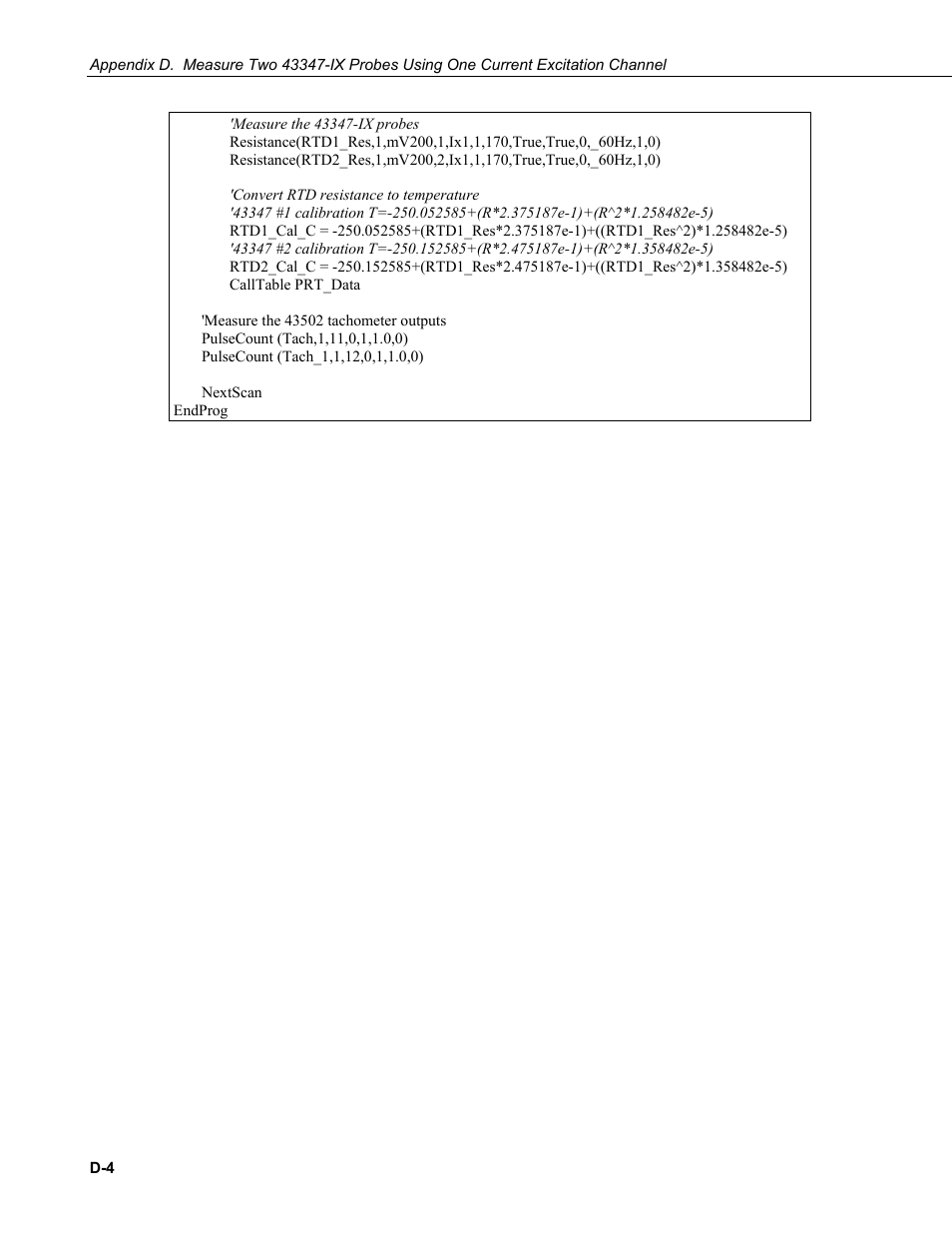 Campbell Scientific 43347 RTD Temperature Probe and 43502 Aspirated Radiation Shield User Manual | Page 38 / 40