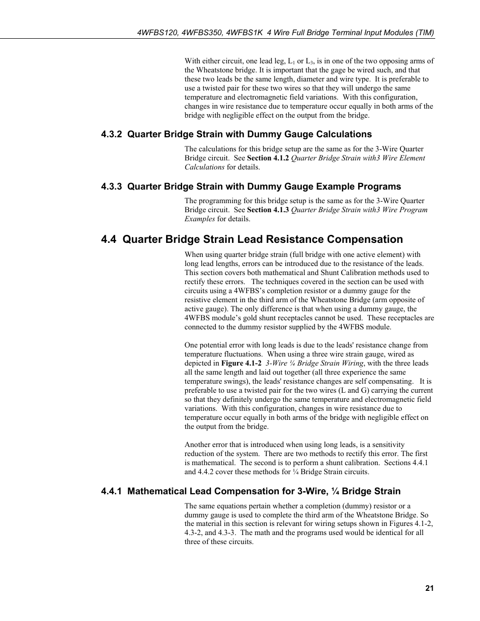 Campbell Scientific 4WFBS120, 4WFBS350, 4WFBS1K 4 Wire Full Bridge Terminal Input Modules User Manual | Page 27 / 46