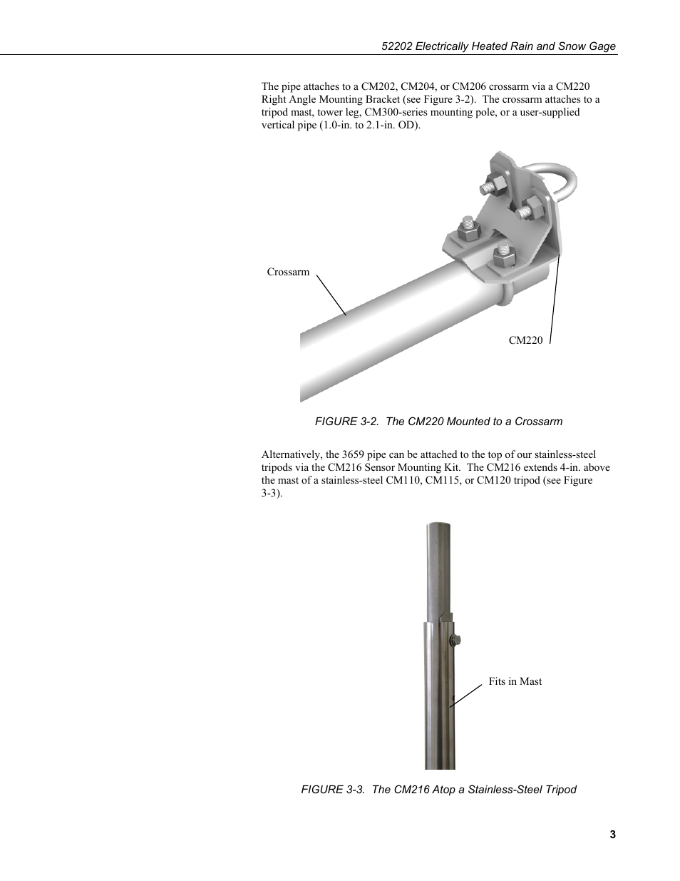 Campbell Scientific 52202 Electrically Heated Rain and Snow Gage User Manual | Page 7 / 16