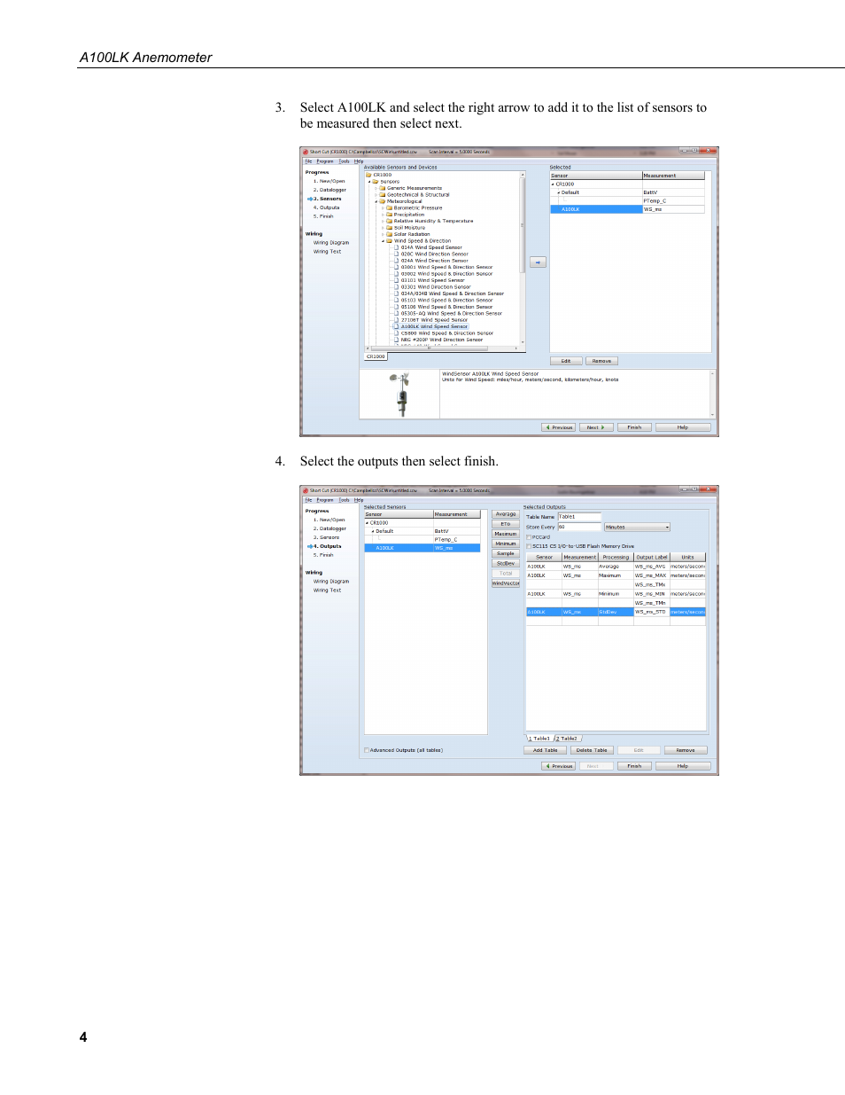 Campbell Scientific A100LK Anemometer User Manual | Page 10 / 18