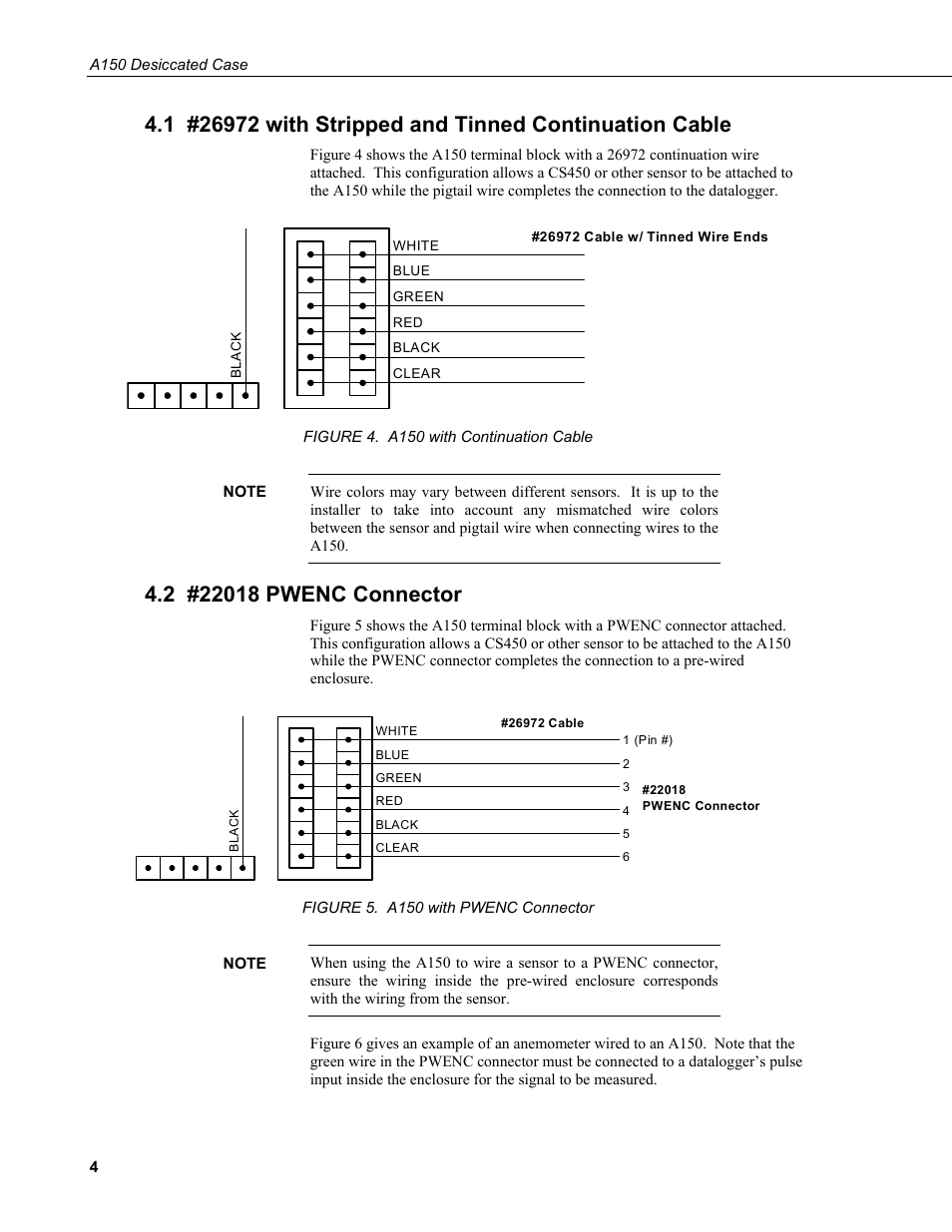 2 #22018 pwenc connector | Campbell Scientific A150 Desiccated Case User Manual | Page 8 / 12