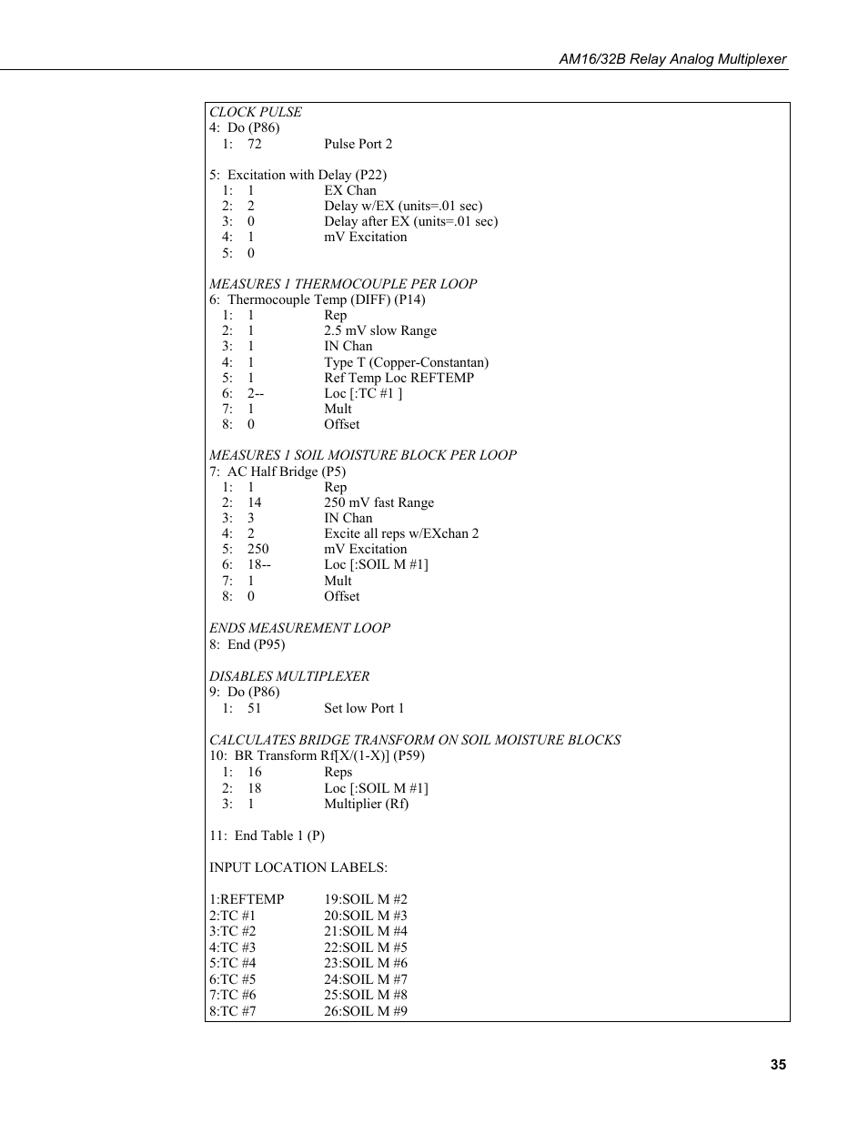 Campbell Scientific AM16/32B Relay Multiplexer User Manual | Page 45 / 52