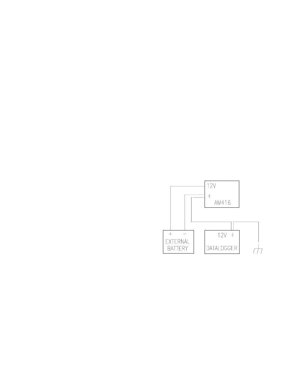 3 ground, 4 power supply | Campbell Scientific AM416 Multiplexer User Manual | Page 11 / 32