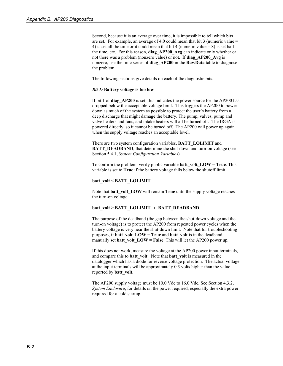 Campbell Scientific AP200 CO2/H2O Atmospheric Profile System User Manual | Page 72 / 120