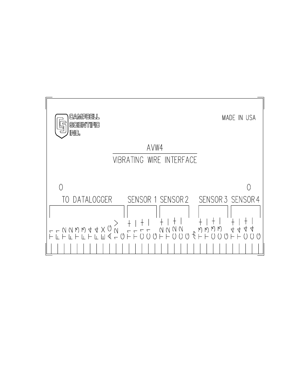 Section 5. the avw4, 1 general | Campbell Scientific AVW1 and AVW4 Interfaces for Vibrating Wire Sensors User Manual | Page 21 / 36