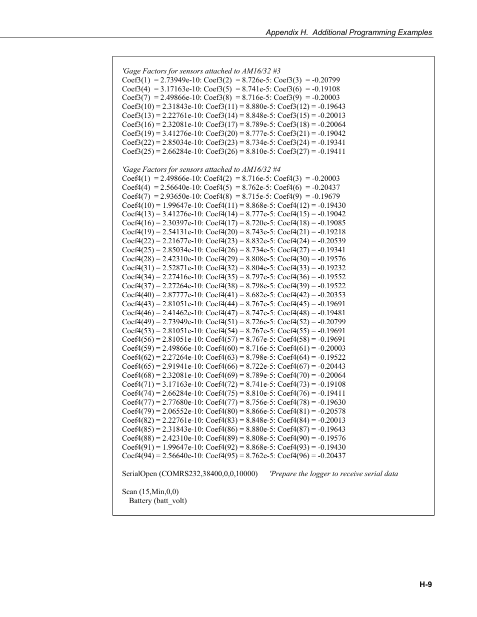 Campbell Scientific AVW200-series Vibrating Wire Interfaces User Manual | Page 101 / 112