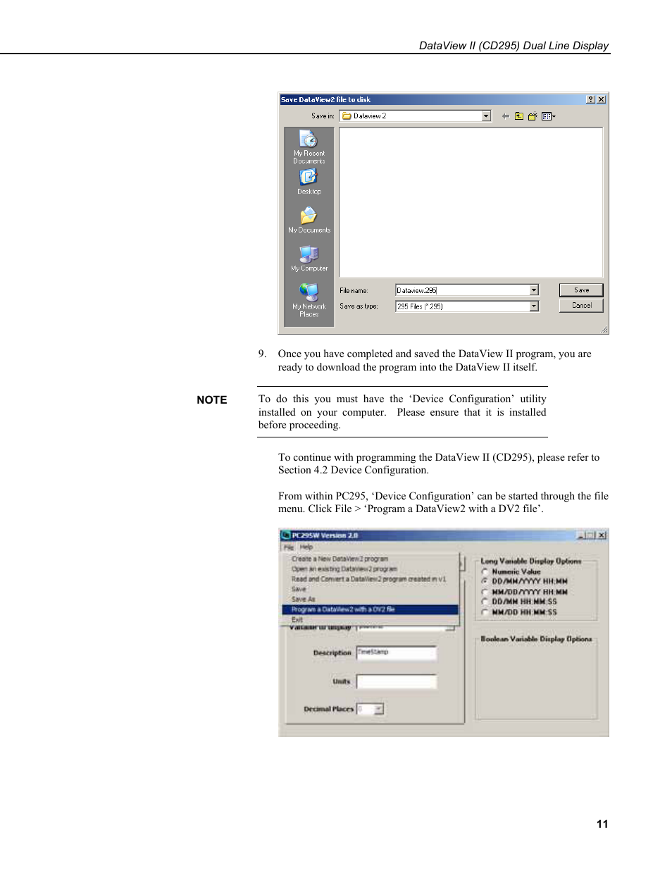 Campbell Scientific CD295 DataView II Dual Line Display User Manual | Page 15 / 36
