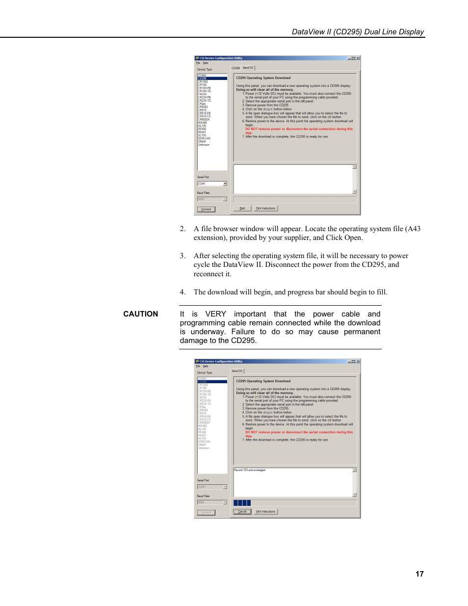 Campbell Scientific CD295 DataView II Dual Line Display User Manual | Page 21 / 36