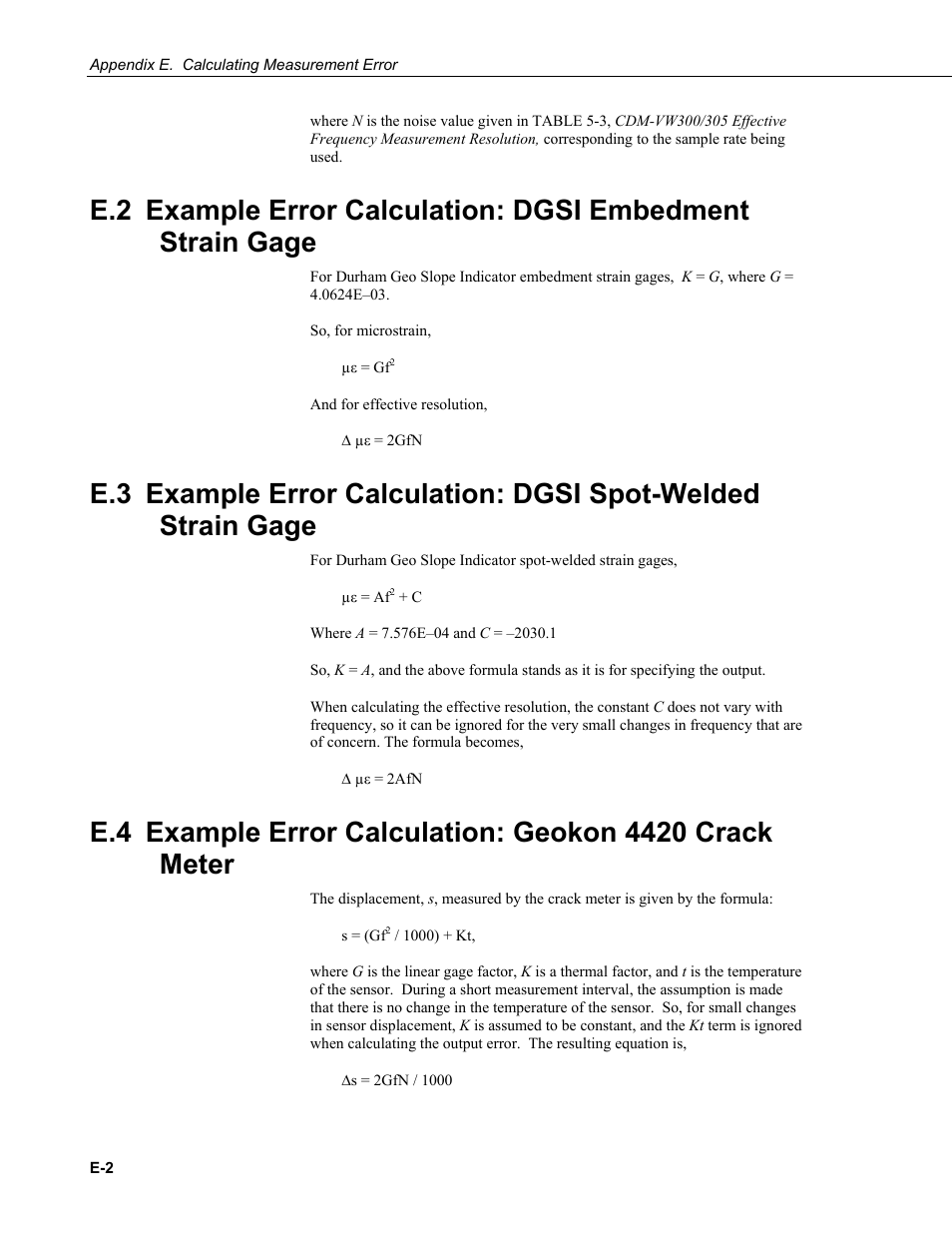 Campbell Scientific CDM-VW300 Series Dynamic Vibrating-Wire Analyzer System User Manual | Page 86 / 122