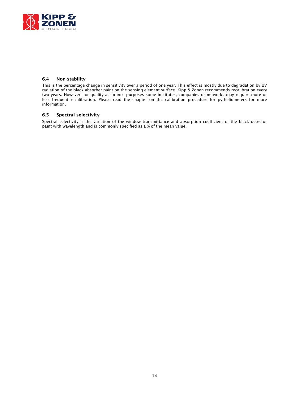 Campbell Scientific CHP1 Pyrheliometer (from Kipp & Zonen) User Manual | Page 14 / 23