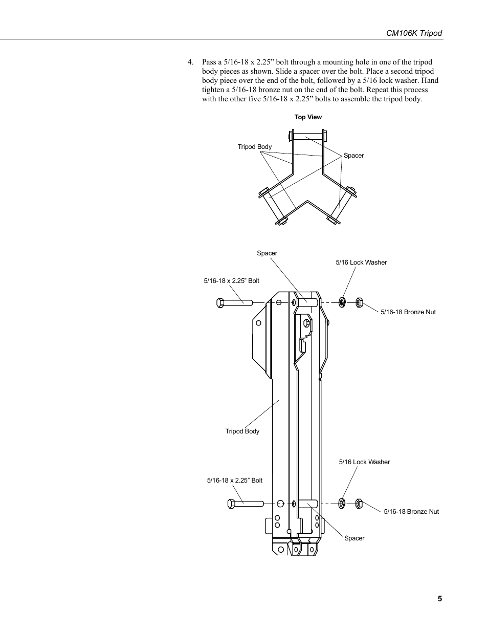 Campbell Scientific CM106K Tripod User Manual | Page 11 / 34