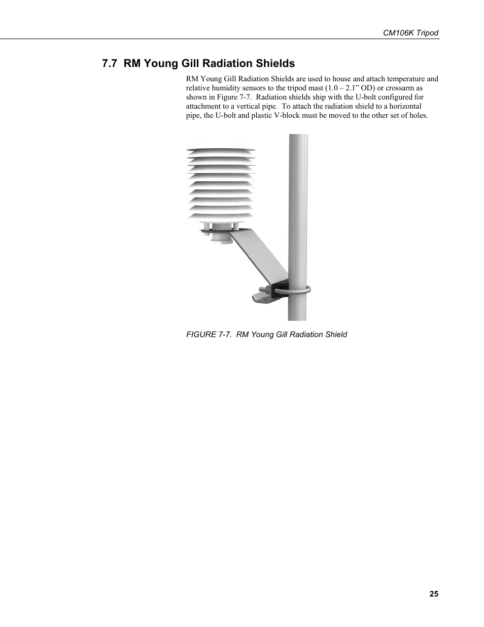 7 rm young gill radiation shields | Campbell Scientific CM106K Tripod User Manual | Page 31 / 34