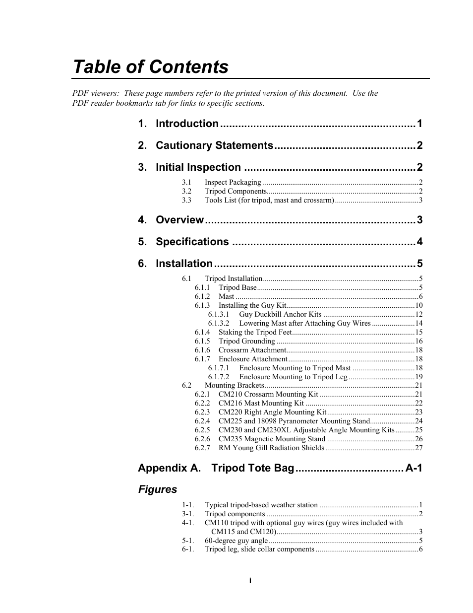 Campbell Scientific CM110, CM115, CM120 Tripod Installation User Manual | Page 7 / 40