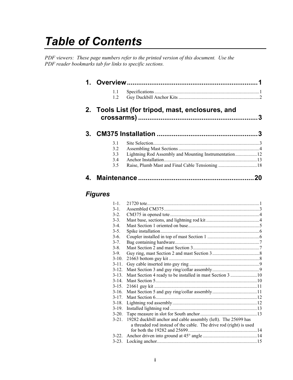 Campbell Scientific CM375 Portable 10-Meter Mast User Manual | Page 5 / 28