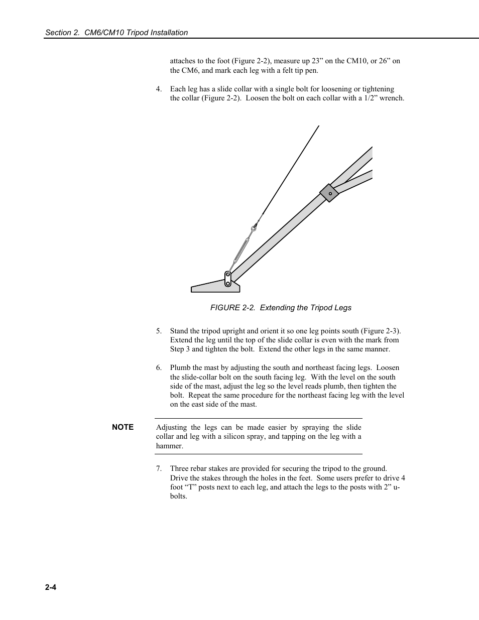 Campbell Scientific CM6/CM10 Tripod Weather Station Installation User Manual | Page 16 / 68