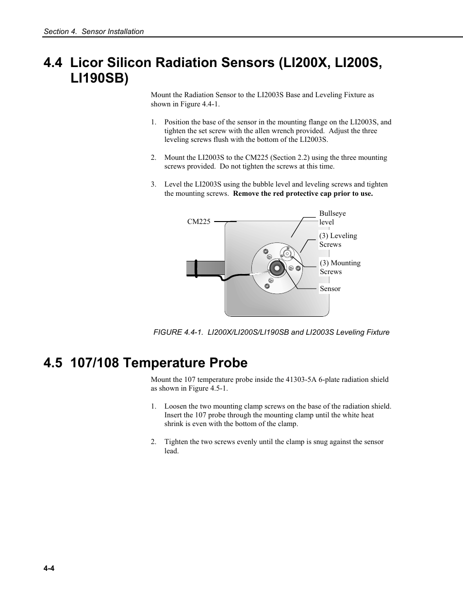 5 107/108 temperature probe | Campbell Scientific CM6/CM10 Tripod Weather Station Installation User Manual | Page 44 / 68