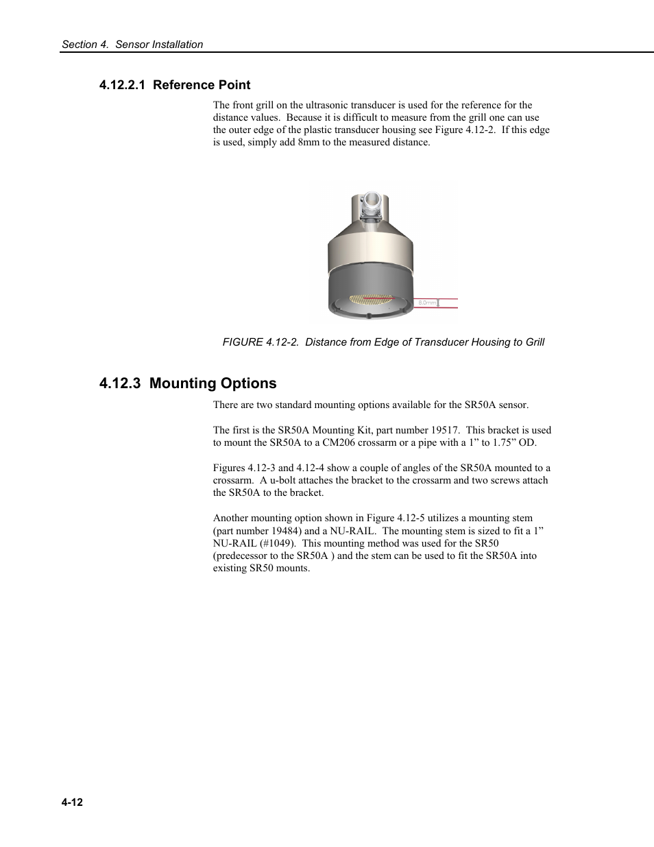 1 reference point, 3 mounting options | Campbell Scientific CM6/CM10 Tripod Weather Station Installation User Manual | Page 52 / 68