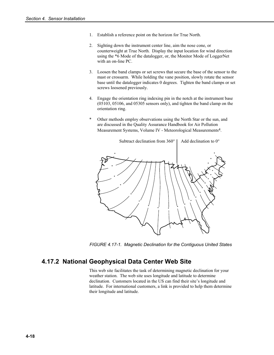 2 national geophysical data center web site | Campbell Scientific CM6/CM10 Tripod Weather Station Installation User Manual | Page 58 / 68