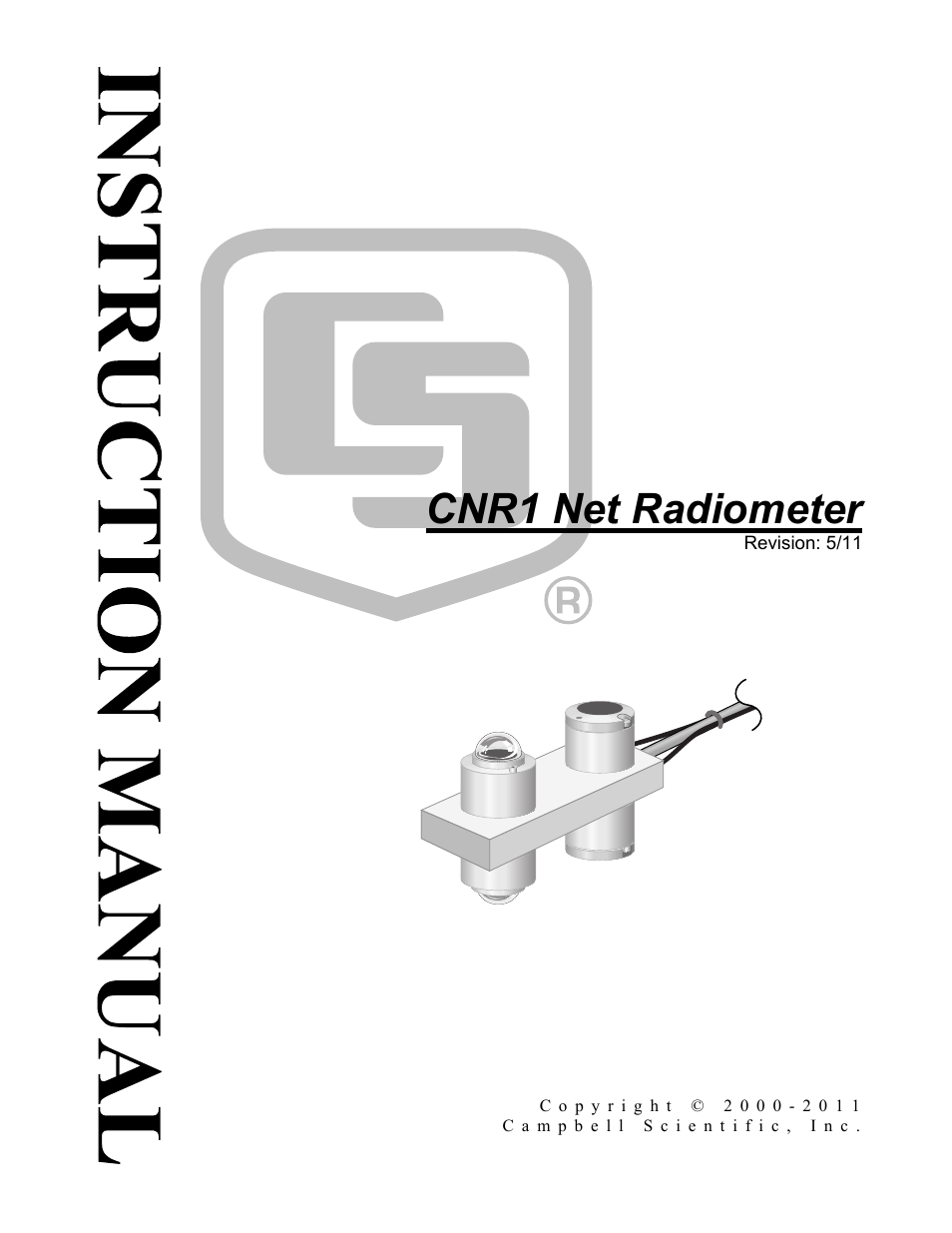 Campbell Scientific CNR1 Net Radiometer User Manual | 40 pages