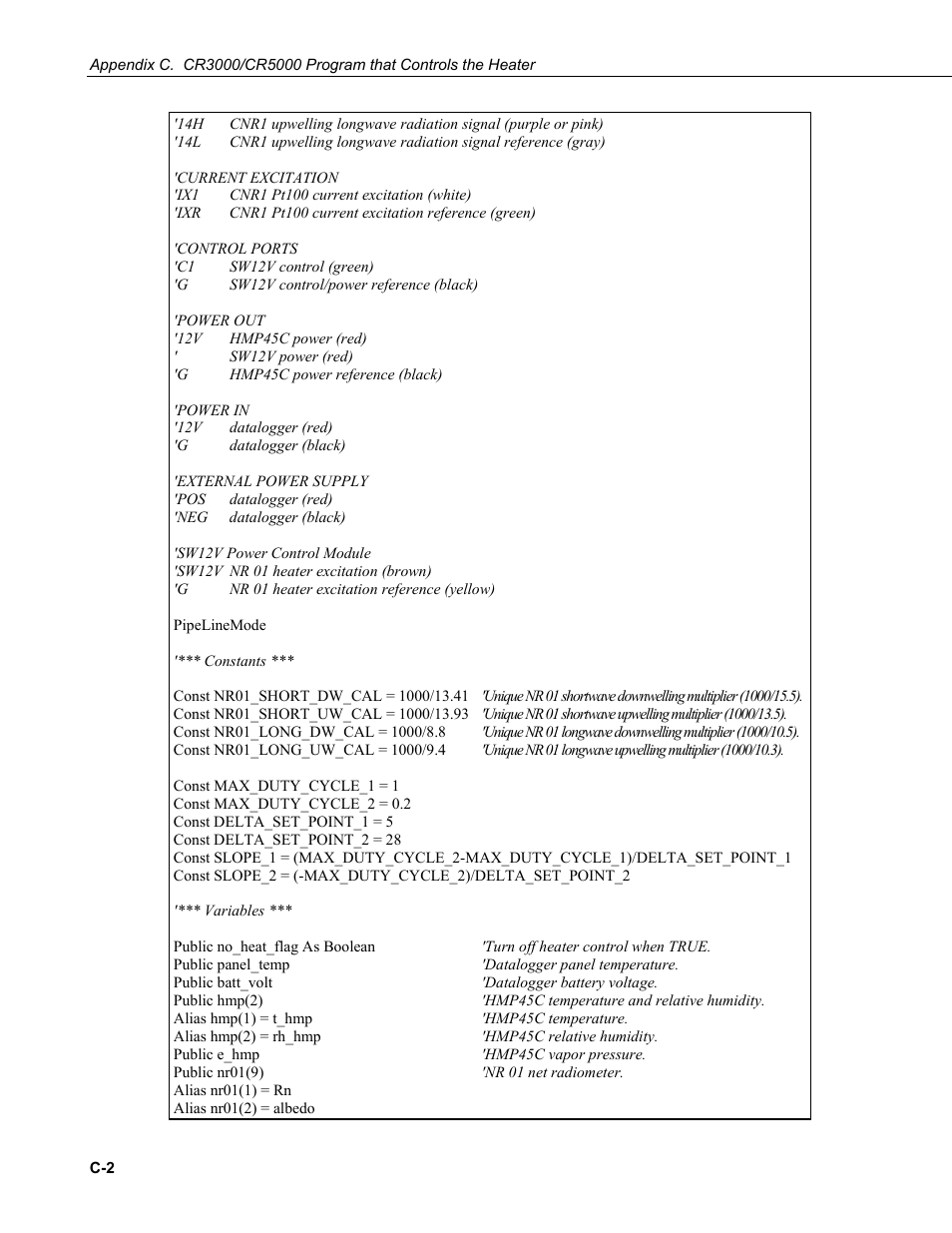 Campbell Scientific CNR1 Net Radiometer User Manual | Page 34 / 40