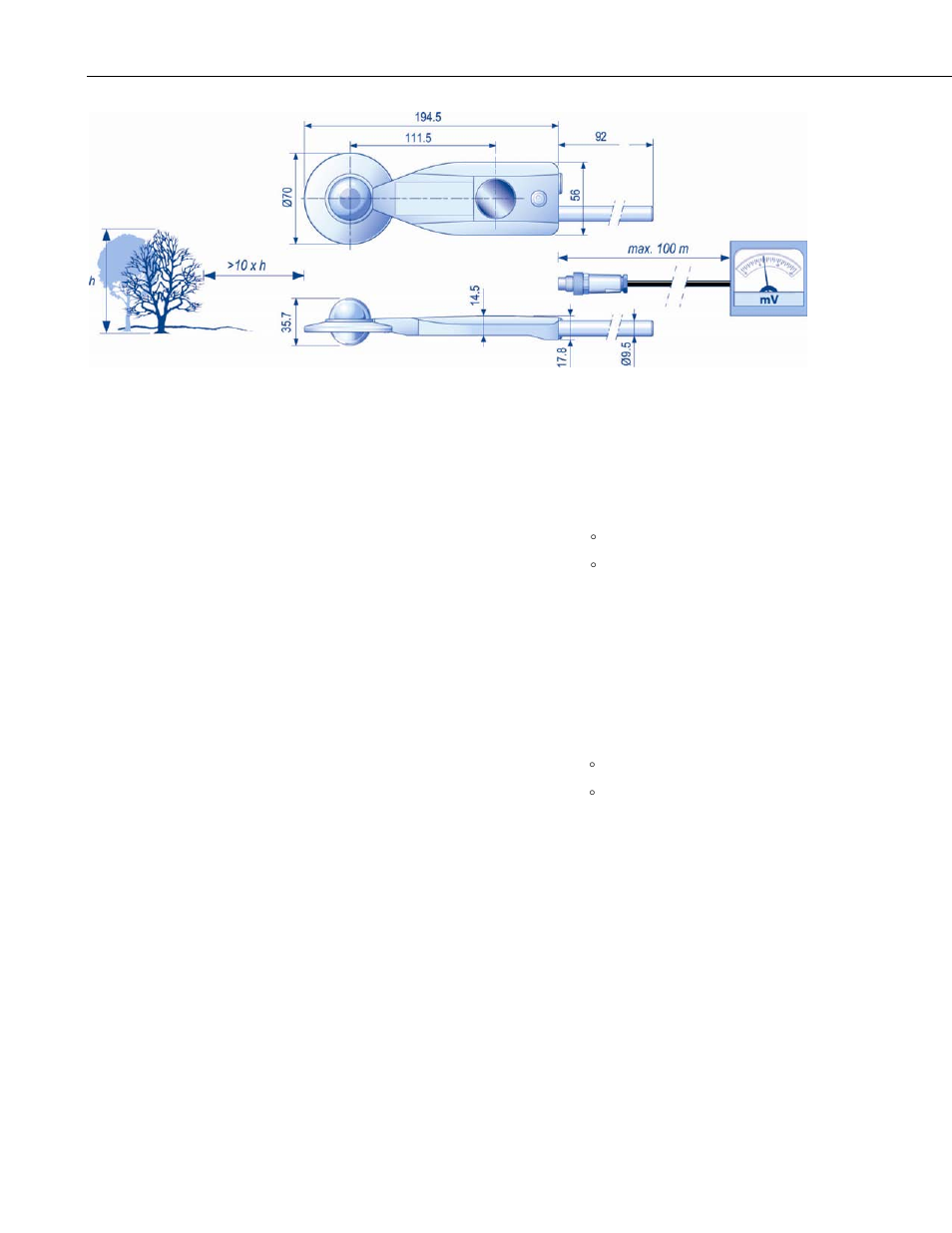 2 pyranometer specifications, 3 pyrgeometer specifications, Installation | Campbell Scientific CNR2 Radiometer User Manual | Page 6 / 20