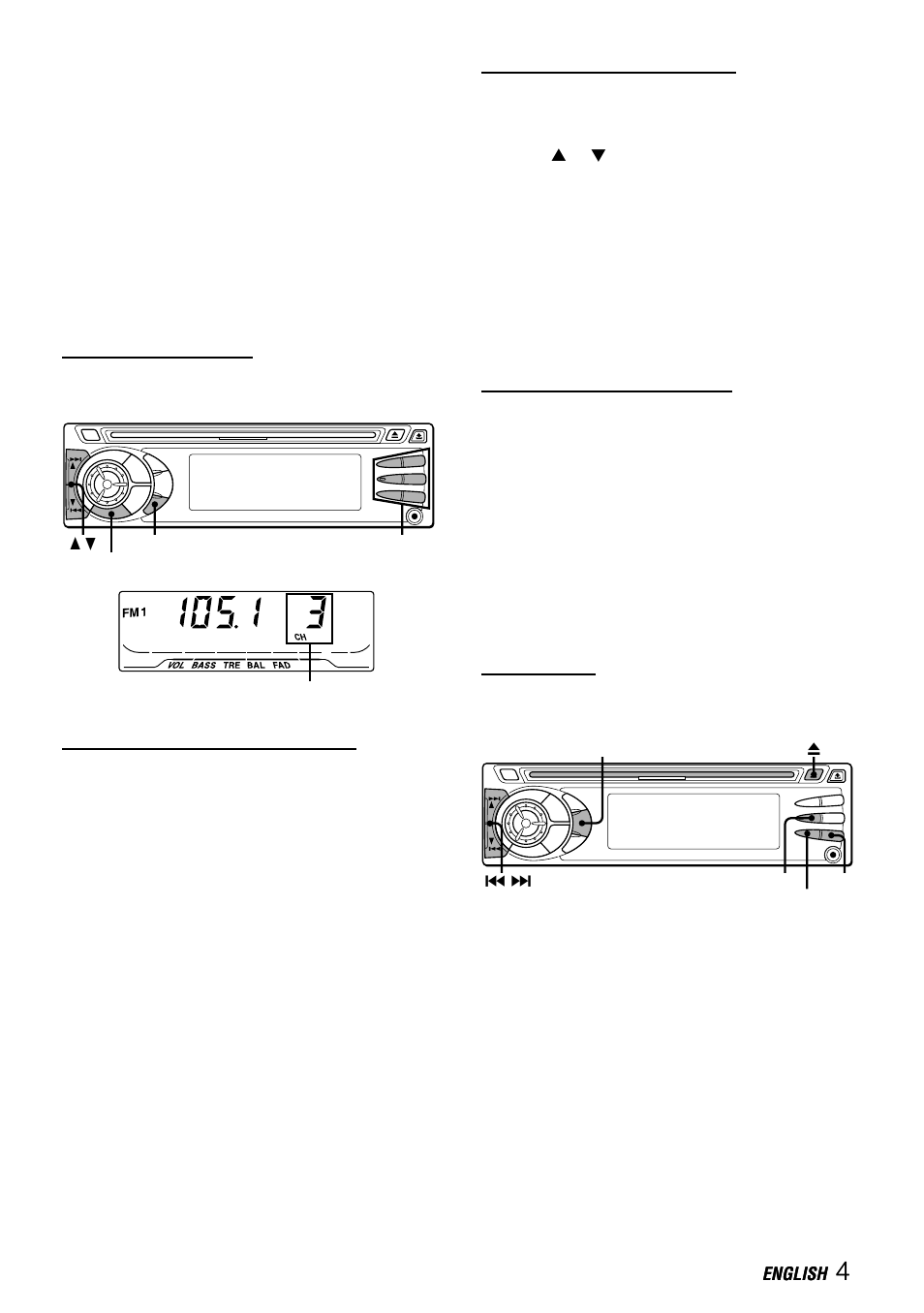 Cd player operation | Aiwa CDC-X427 User Manual | Page 5 / 9
