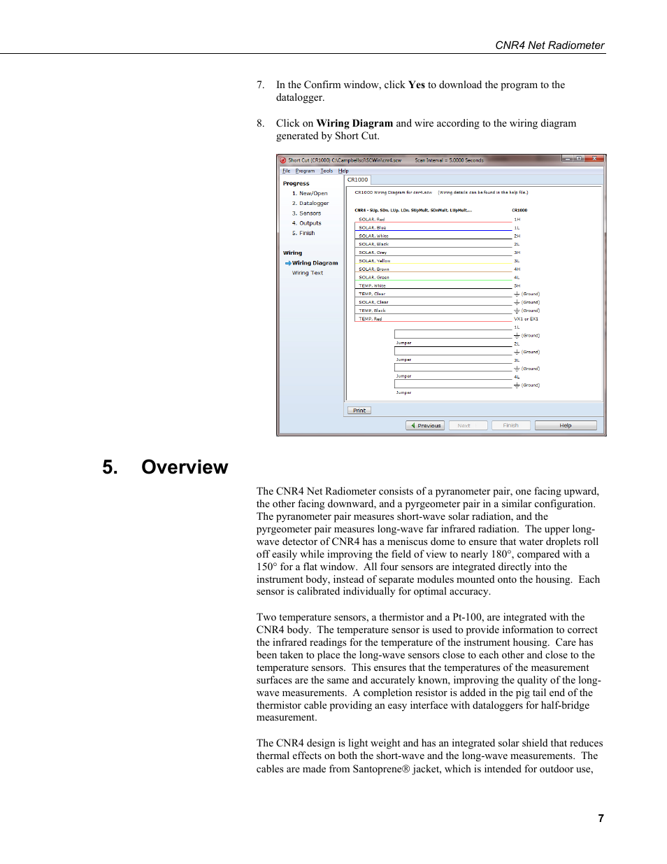 Overview | Campbell Scientific CNR4 Net Radiometer User Manual | Page 15 / 64