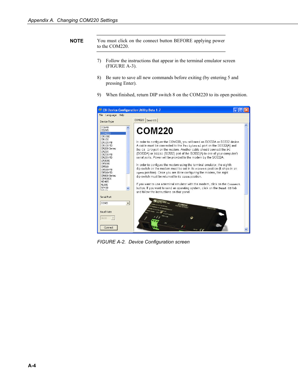 Campbell Scientific COM220 56k Phone Modem User Manual | Page 24 / 42