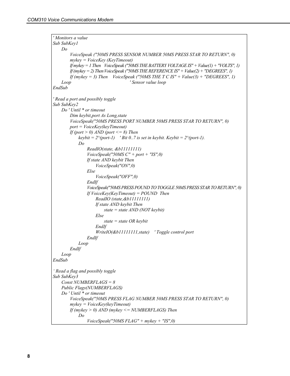Campbell Scientific COM310 Voice Communications Modem User Manual | Page 14 / 56