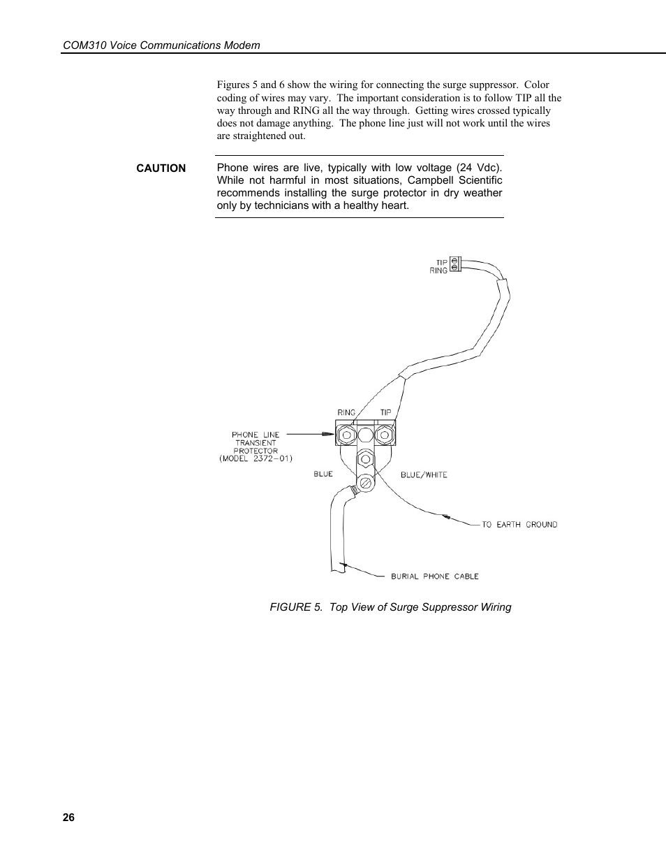 Campbell Scientific COM310 Voice Communications Modem User Manual | Page 32 / 56