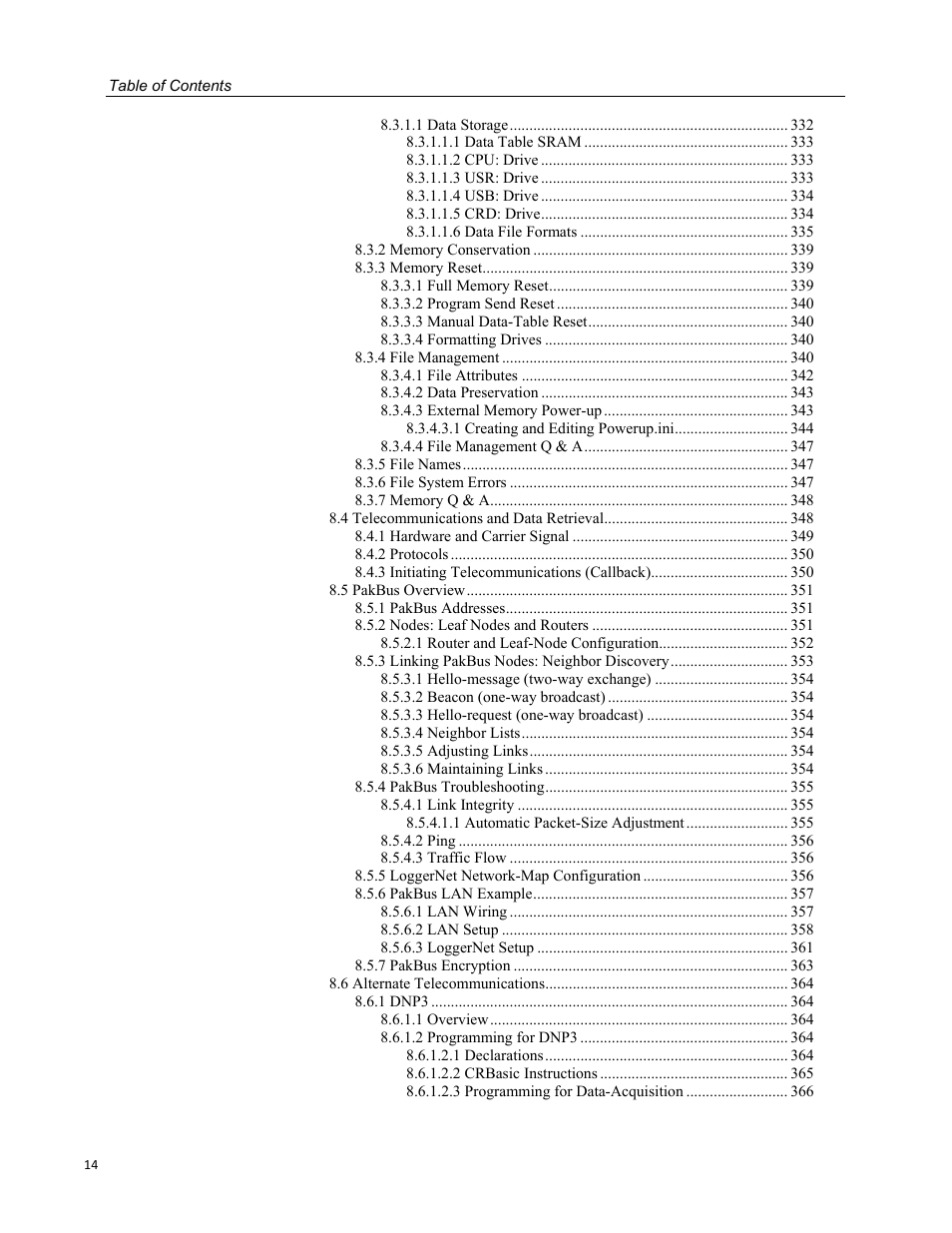 Campbell Scientific CR1000 Measurement and Control System User Manual | Page 14 / 588