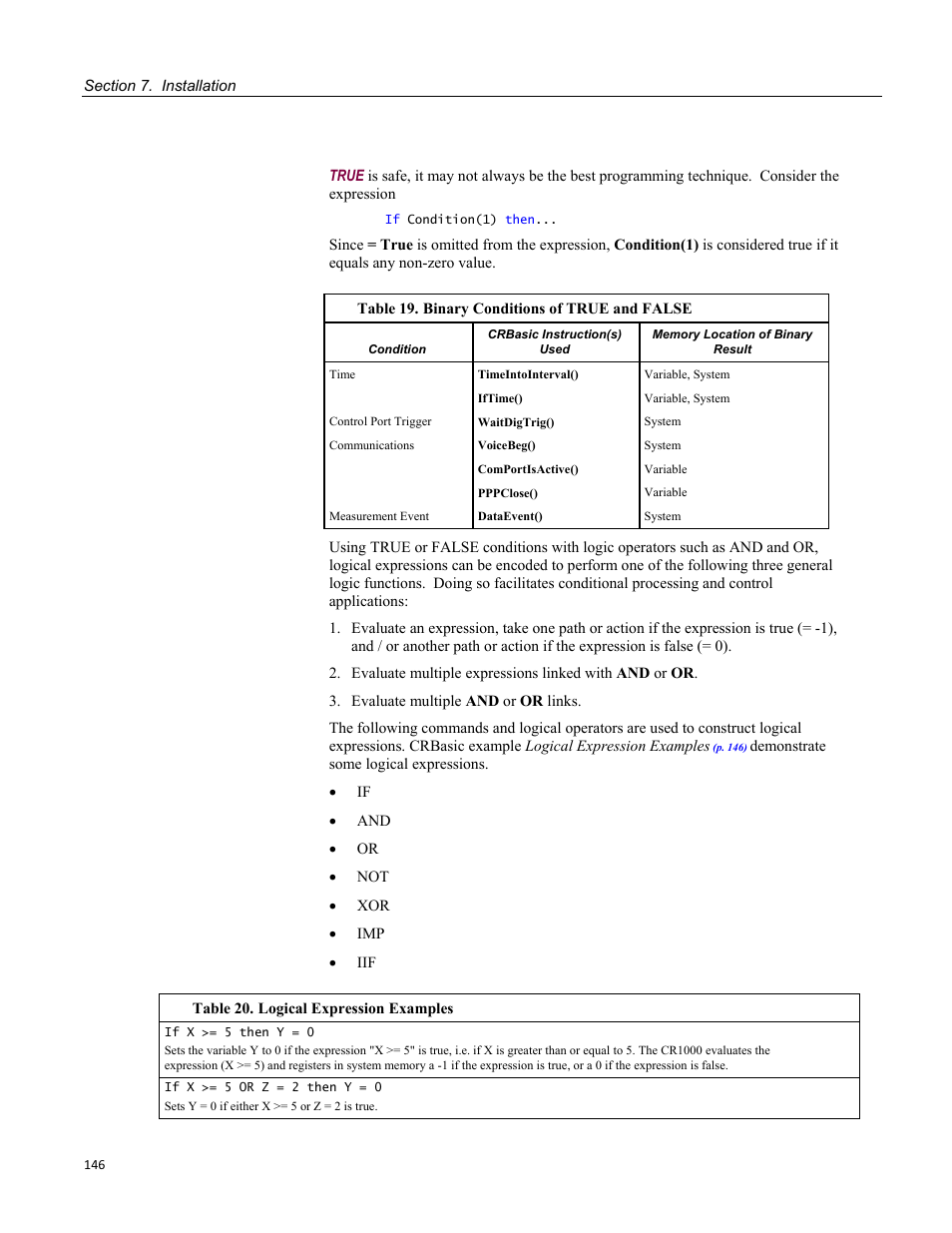 Campbell Scientific CR1000 Measurement and Control System User Manual | Page 146 / 588