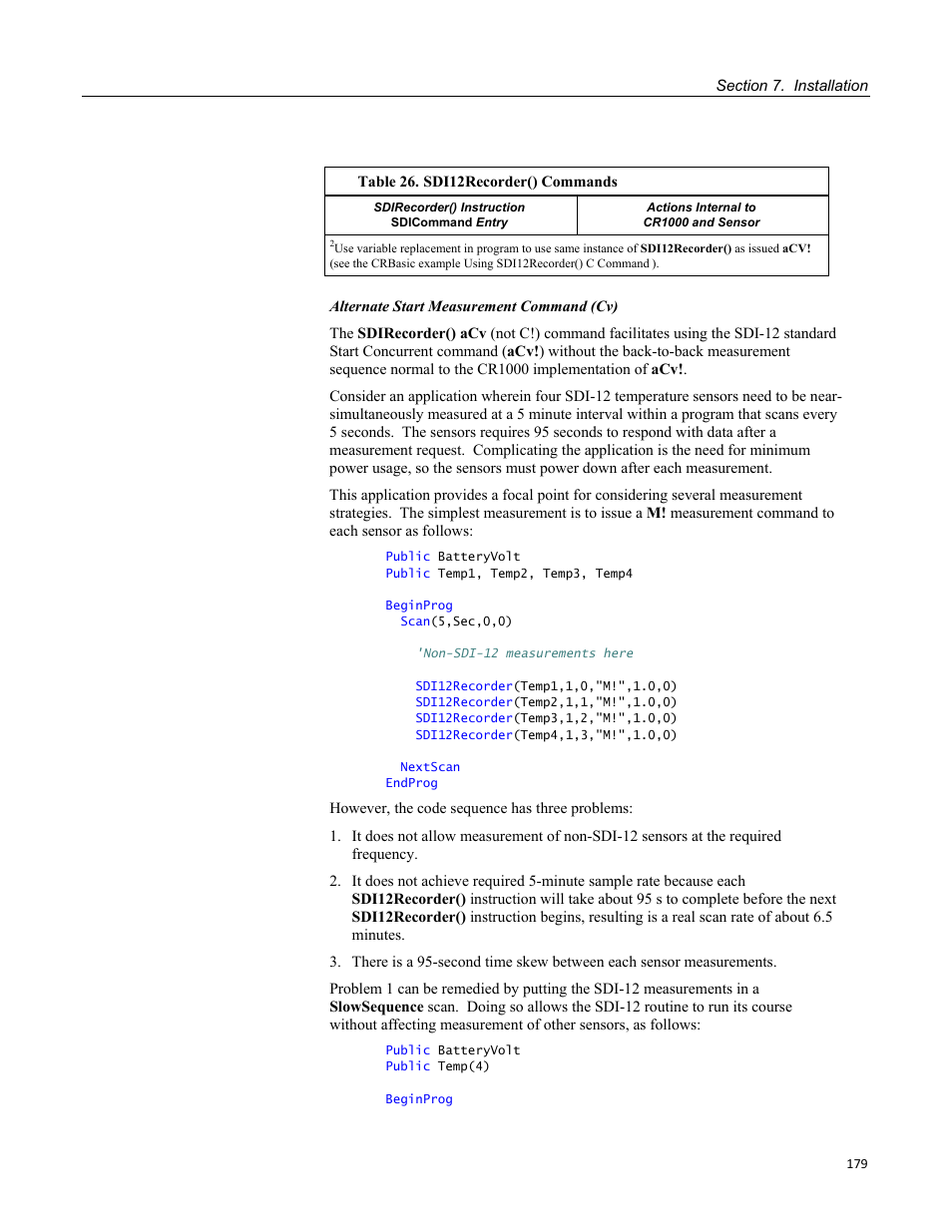 Campbell Scientific CR1000 Measurement and Control System User Manual | Page 179 / 588